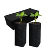 Belit 100 Pcs 13.5" H Nursery Grow Bags, Non-Woven Plants