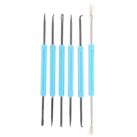 Soldering Pick Set, Solder Tools Kit 6Pcs Assist Tool Soldering Aid Tool, Electronic Components for Electronics Repair Electronics Soldering Circuit Board