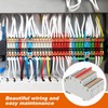Saysurey DIN Rail Terminal Block Twin Spring Terminal Connectors Push