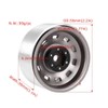 KINGCOO 4PCS Beadlock - 4 ruote da 1,9", offset da