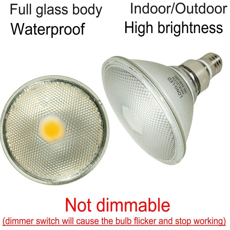 25W PAR38 LED Flood Light,250W PAR38 Halogen Bulb Equivalent,Daylight White,Full