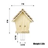 GAW Nature Wood Chalet Style Carpenter Bee Traps for Outdoors,