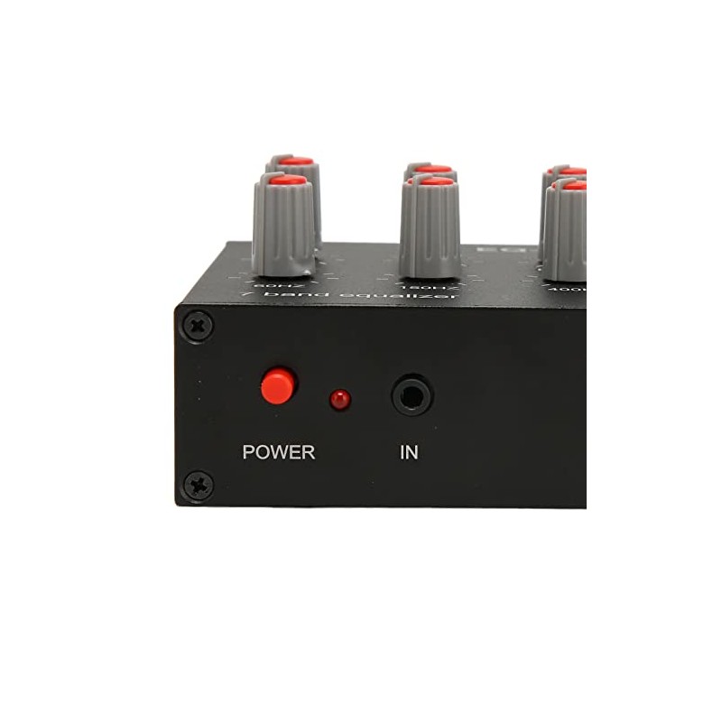 Tonysa 7 Band Sound Equalizer, Output Input, 12dB High Bass