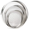 3-Piece Fine Mesh Sieve Strainer Set, Stainless Steel Professional Round