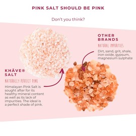 KHĀVE® All Natural Pure Pink Himalayan Salt - Highest Grade 12oz/350g Coarse Grain Salt for Cooking, Seasoning, Dry Rub for Smoking, Brine, Grinder refill.