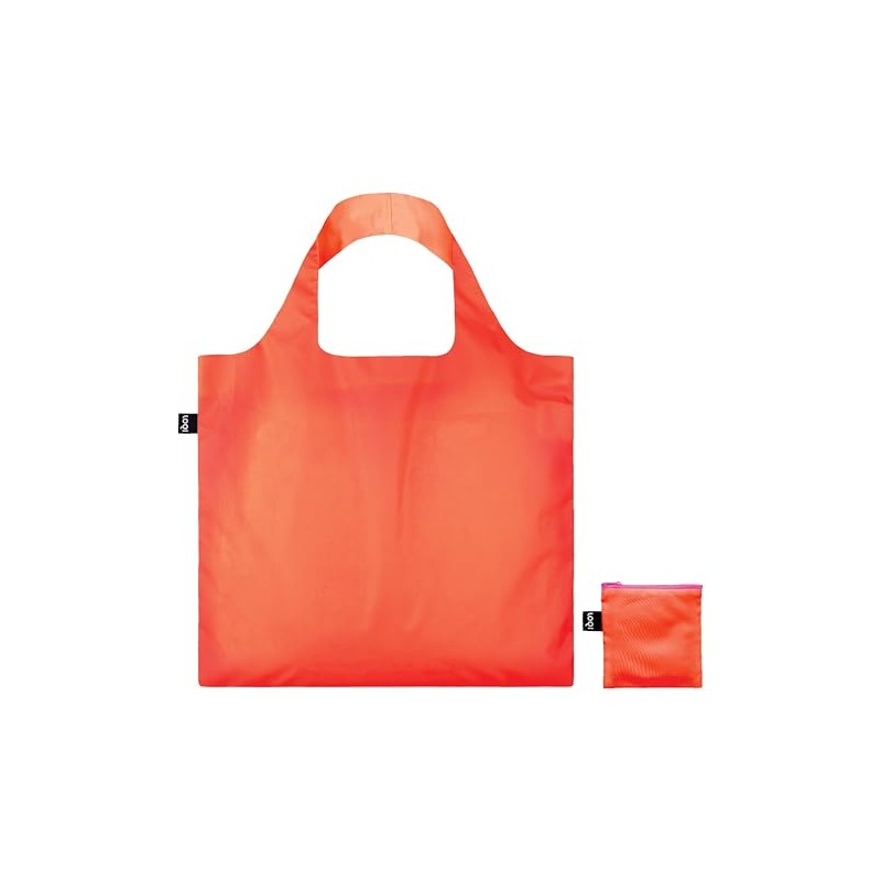 LOQI Recycled Bag in Neon Orange, Neon Orange, Neon Orange,