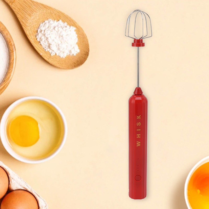 USB Household Stainless Steel Electric Mixer Handheld Small Mixer Wireless