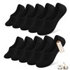 YouShow Ladies Black Socks Mens 6-11 Mens Invisible Socks Black