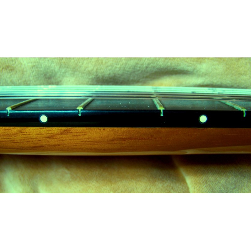 Classical Guitar Fret Markers - Rosette Black/Ivory Fret Dots