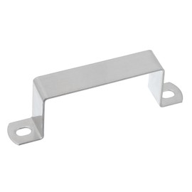 sourcing map U Shaped Connector Bracket, 95mm x 45mm 304 Stainless Steel Bar Security Holder Brackets for Door Window Shed Closed Bar Holder Strut Channel, Pack of 1