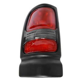TRQ Driver Side Tail Light Assembly Compatible with 1994-2001 Dodge Ram 1500 Without Sport Package 1994-2002 Ram 2500 3500 CH2800122