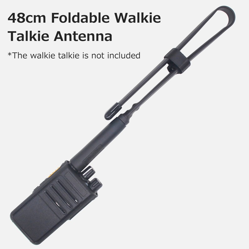Foldable Intercom Antenna 48cm Walkie Talkie Antenna SMA-Male Interface High
