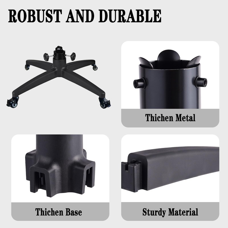 Rolling Christmas Tree Stand Suitable for Artificial Christmas Trees Up