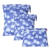 Damero 3 PCS Travel Laundry Bag, Reusable Wet Dry Bag,