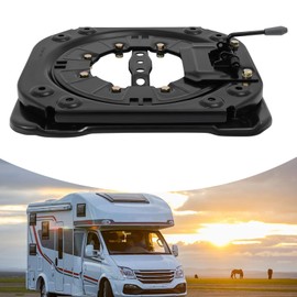 LYNICESHOP Swivel Car Seat Base, 3.0mm Steel Plate Swivel Seat Base 360 Degree Rotatable 130KG Load for RVs, Vans, Campers, Trucks, Buses, Commercial Vehicles