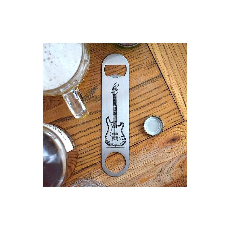 'Electric Guitar' Bar Blade Bottle Opener (BR00014718)
