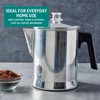 Mirro Aluminum Stove Top Percolator, Brew Coffee On Gas or