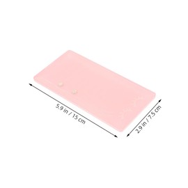 Gatuida 2Pcs Magnetic Acrylic Lash Display Stand Transparent Eyelash Extension Pallet with Stable Flat Surface Lash Tools Organizer for Precise Grafting Application in Professional Studios