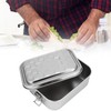 Single Layer Lunch Box Food Bento Container Stainless Steel 304