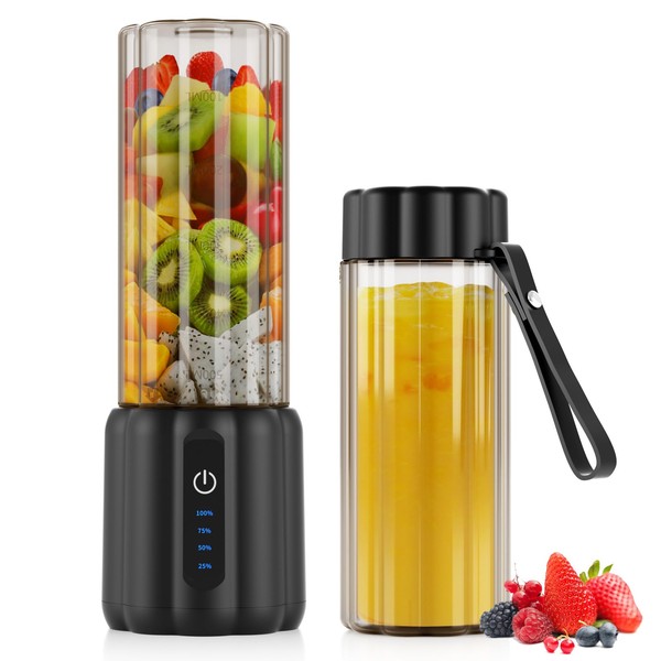 COKUNST COKUNST Portable Smoothies Blender Mixer to go, 6 Blades
