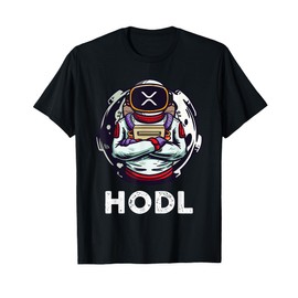 XRP Hodl To The Moon Funny XRP Astronaut T-Shirt