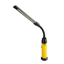 Napatyre Rechargeable LED Work Light,1000LM Flexible Gooseneck Magnetic Flashlight with Top & Base Magnets, Portable Mechanic Light for Auto Repair, Work Bench, Inspection, Emergency