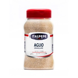 Italpepe, Aglio Granulare, Ideale per Sughi, Zuppe, Pesti e Salse Speciali, per Dare un Tocco Saporito a Patate e Bruschette, Confezione 300 gr