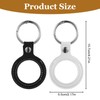 guduling 2 Pcs Coin Holder Keychains,Quarter Holder Keychain,Leather Quarter Keychain,Waterproof