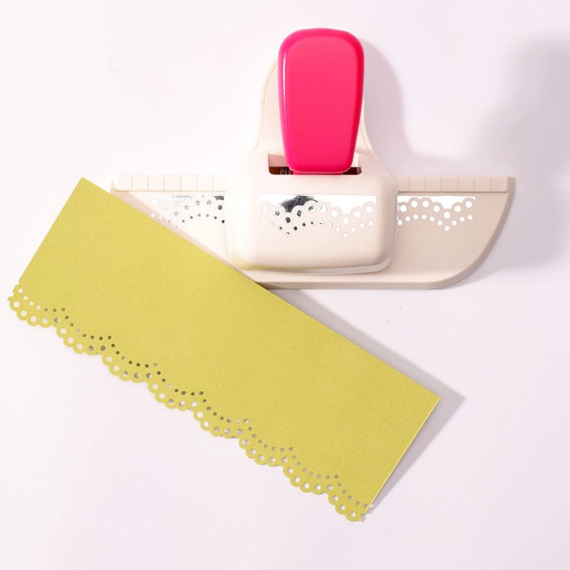 Vaessen Creative Border Punch with Rounded Doily Edge for Stunning