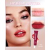 Lip Butter Balm Cherry Red Lip Gloss, Shea Butter Tinted