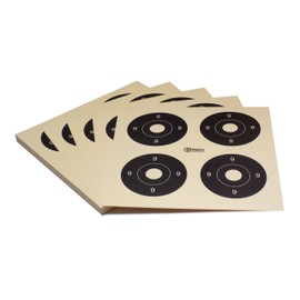 Target X4 Targets / 26 x 26 cm / Shooting Disc Box 200 g/m² Chamois (Pack of 50)