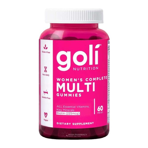Goli Nutrition Womens Complete Multivitamin Gummies 60 Pack
