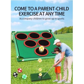 IGRL Golf Game Play Set, Golf Chipping Cornhole Game Incl. 20 play set "Golf Balls"