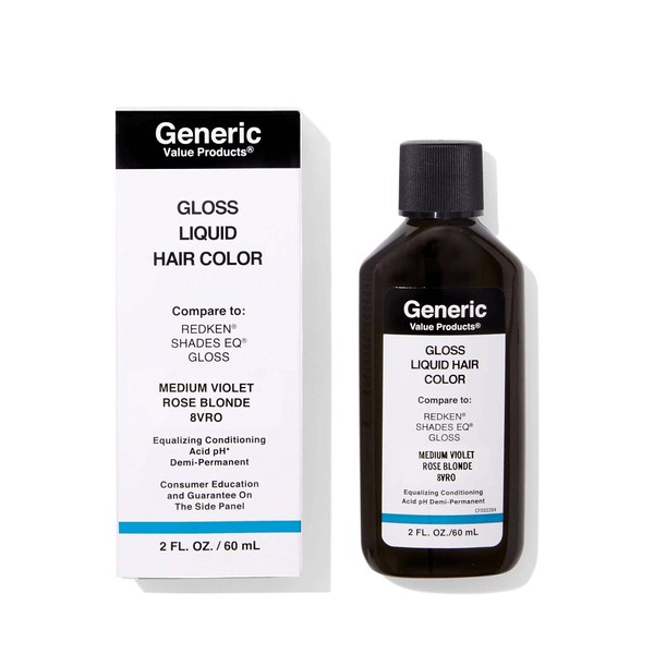 Generic Value Products 8VRO Medium Violet Rose Blonde Demi-Permanent Gloss