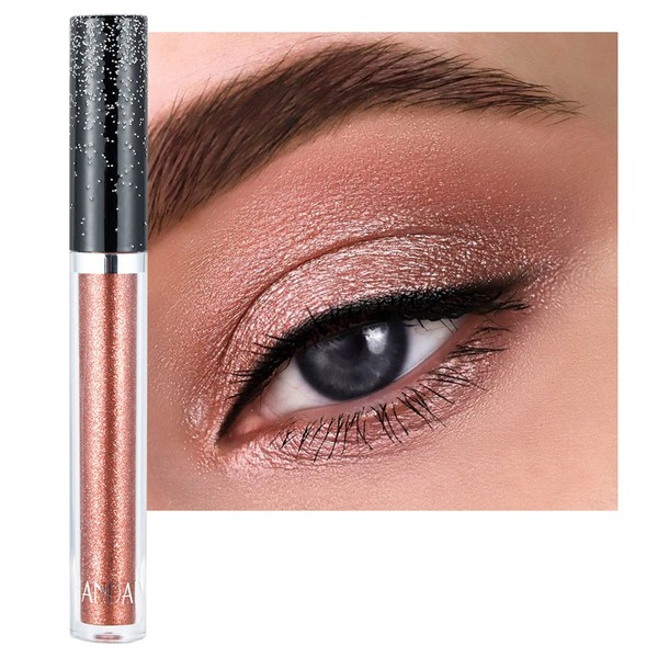 Glitter Eyeshadows, Liquid Eyeshadows, Long-lasting Liquid Glitter Eyeshadows, Shimmer-Eyeshadows, Metals-Gloss-Sparkling
