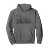 Seattle Skyline Vintage Seattle Washington Pullover Hoodie