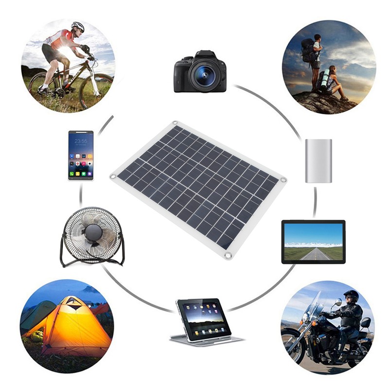 15W 12V Solar Charging Panel Professional Efficient Monocrystalline Silicon Solar