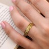 Fidget Spinner Ring for Women - Faith Over Fear Stainless