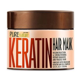Keratin Hair Mask - Deep Conditioning Treatment for Dry and Frizzy Hair - Advanced Repair for Extremely Damaged Hair - Hydrating Conditioner with Collagen Protein, Moisturizing for Curly Women and Men