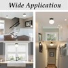 JNXQWE Wired Flush Mount Ceiling Fixture Kit with On/Off Pull