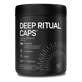 Deep Ritual Caps Suplemento De Magnesio Y Gaba Para 30 Das Sin Sabor                                                                                  