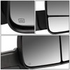 DNA MOTORING TWM-013-T888-BK-AM Pair of Towing Side Mirrors (Driver &