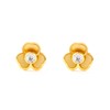 Women's and children's Clover Stud Earrings – Yellow Gold 18ct