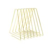 Forlush Metal Triangle Bookcase, Magazine Holder, Document Folder Stand, Suitable