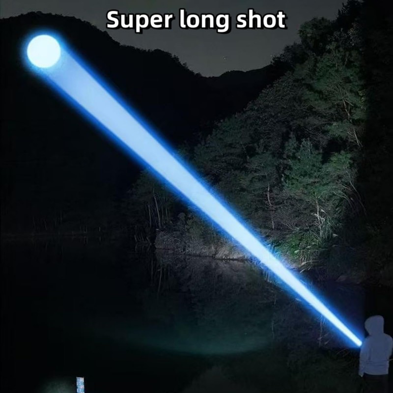 Rechargeable flashlights1500L tactical flashlight,Adjustable Focus LED Flashlight, 3 Lighting Modes,