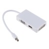 New White HDMI/VGA/DVI Adapter For Mac Macbook Air Pro Thunderbolt