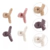 KFMX 12pinzas Para El Cabello Adorno De Peluche Mariposas Peinado