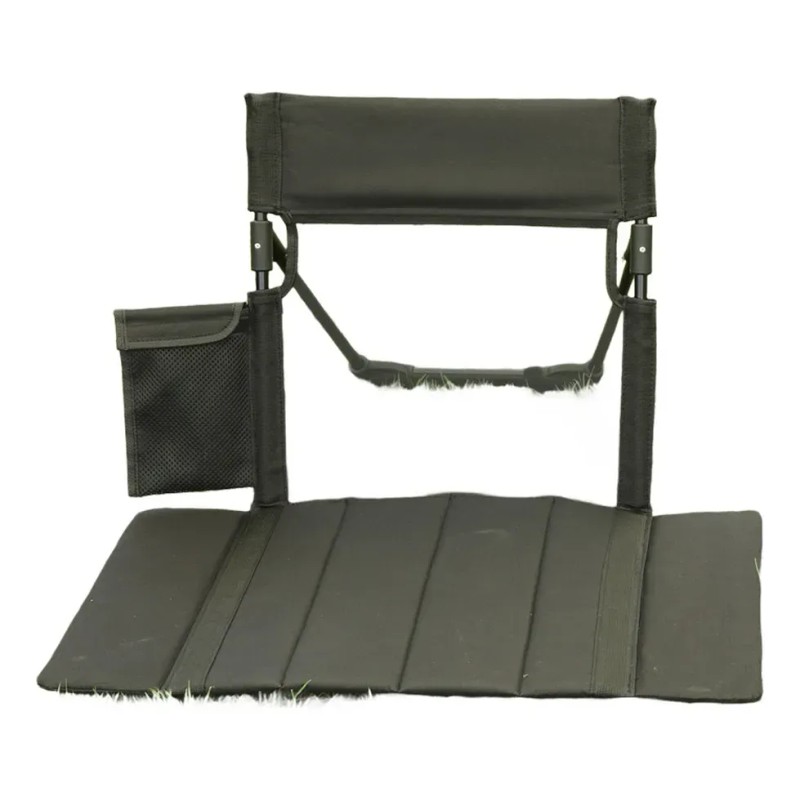 Cojín De Silla De Playa Plegable Portátil Con Respaldo Trans