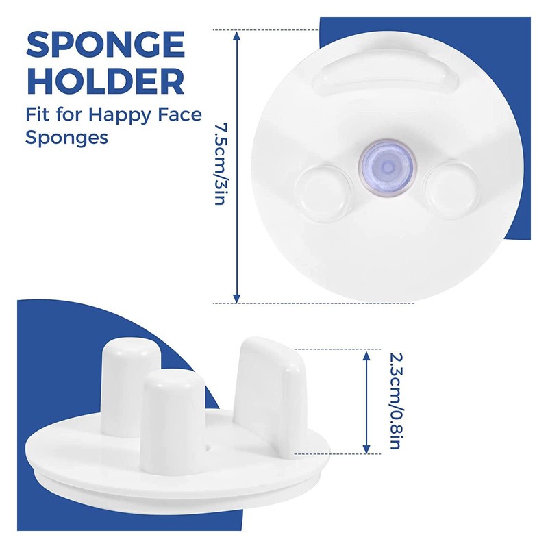 YPBEW Smiling Face Sponge Holder Suction Cup Installation Holding Smile