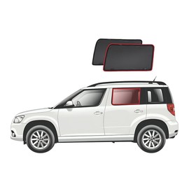 Genuine SNAPSHADES Car Rear Window Shades for Skoda Yeti (2009-2017)